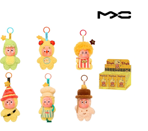 POP MART official TWINKLE TWINKLE BE A LITTLE STAR SERIES - Plush Pendant Blind Box WHOLE SET(6PCS IN), UNOPENED BRAND NEW BLIND BOX