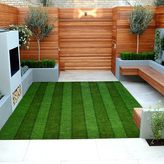 Shuonuo Luxurious Artificial Grass Turf Lawn Fake Grass 0.8 Inch Pile Height 3FTX10FT Realistic Synthetic Grass PU Backing Indoor/Outdoor Pet Faux Astro Rug Carpet for Garden Patio Balcony