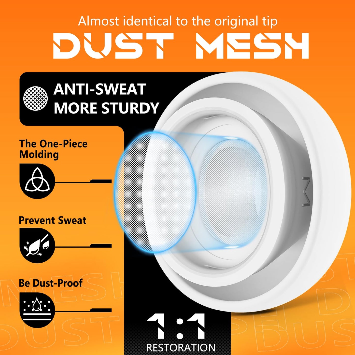 4 Pairs Replacement Ear Tips for AirPods Pro 2nd/1st Generation with Portable Storage Box & Cleaner Pen,Noise Reduction Holewith & Built-in dust Guard Screen,Silicone Ear Tips for AirPods Pro (White)