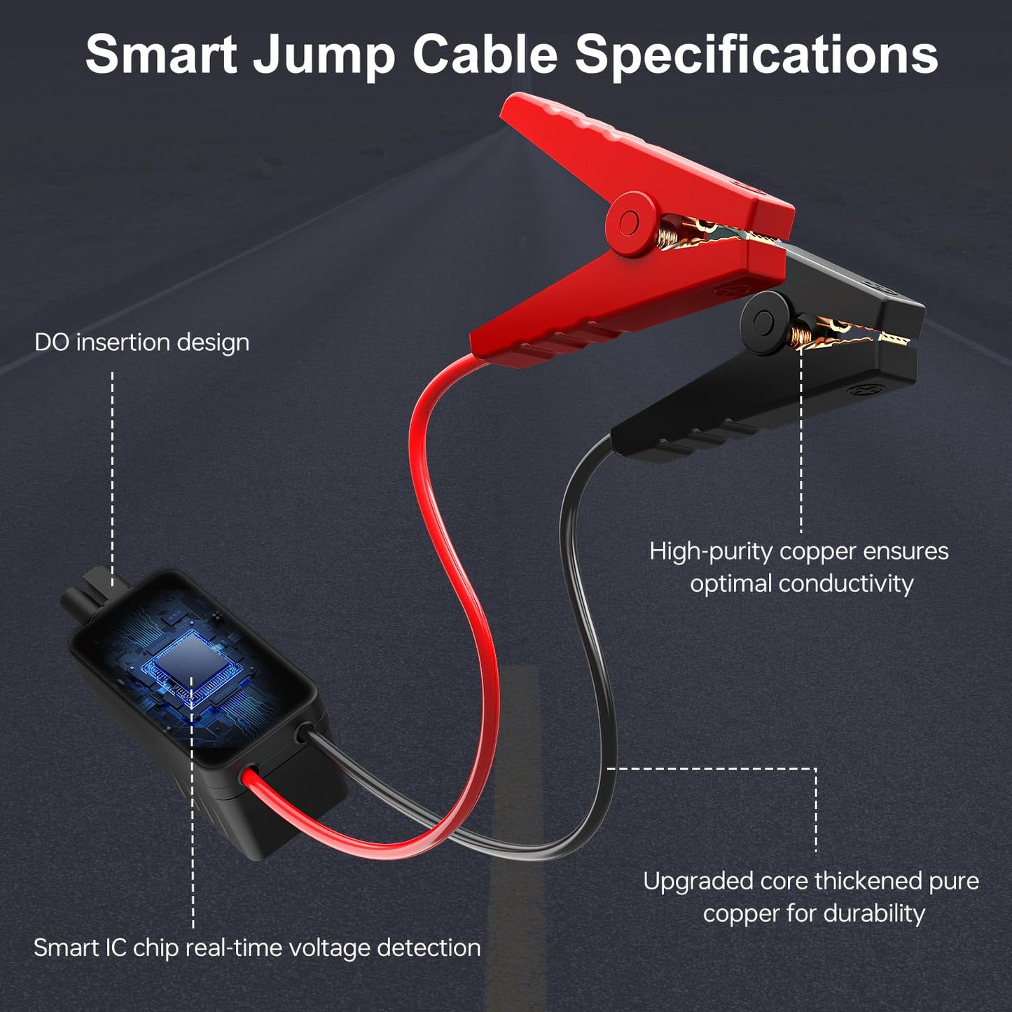 Acmount W160 Jump Starter with Air Compressor, 5000A Car Jump Starter 150PSI Tire Inflator, 12V Car Battery Jumper Pack for Up to 9.0 Gas/8.0L Diesel, Portable Air Pump with LCD Display & LED Light