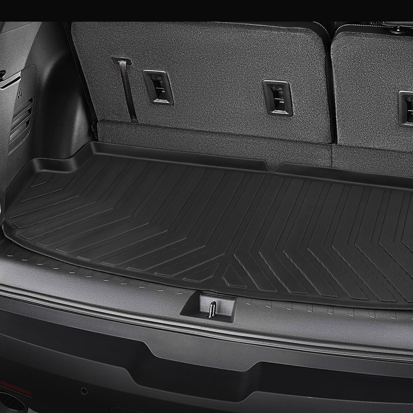 for 2018-2023 Chevy Traverse Floor Mats & Cargo Liner only for 7 Seats, for 2018 2019 2020 2021 2022 2023 Chevy Traverse Accessories All Weather Bucket Seats (Fit 2024 Traverse Limited)