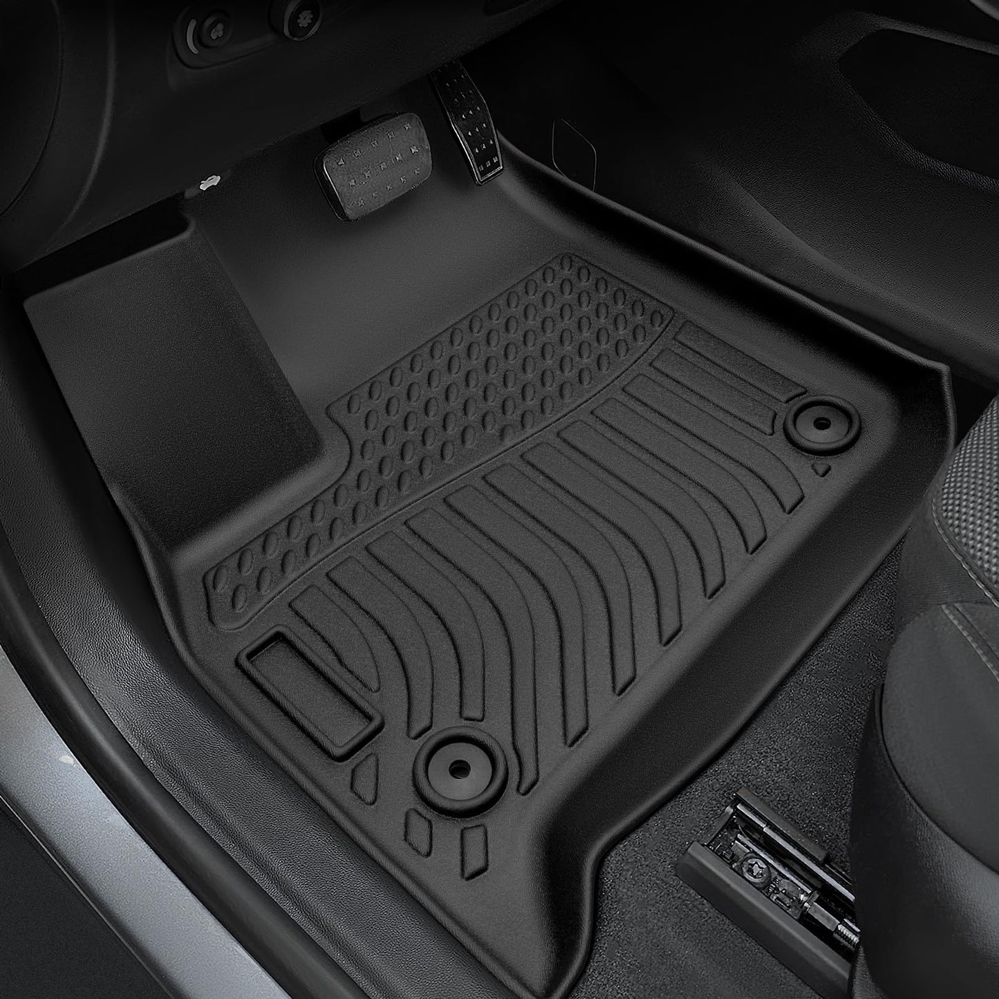 for 2018-2023 Chevy Traverse Floor Mats & Cargo Liner only for 7 Seats, for 2018 2019 2020 2021 2022 2023 Chevy Traverse Accessories All Weather Bucket Seats (Fit 2024 Traverse Limited)