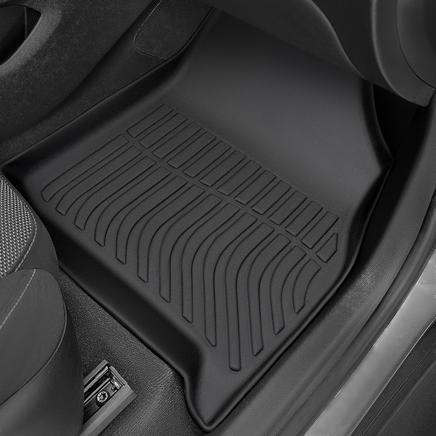 for 2018-2023 Chevy Traverse Floor Mats & Cargo Liner only for 7 Seats, for 2018 2019 2020 2021 2022 2023 Chevy Traverse Accessories All Weather Bucket Seats (Fit 2024 Traverse Limited)